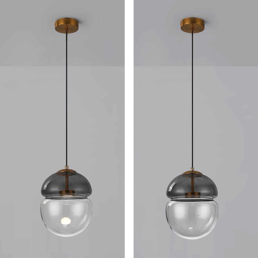 Aged Lampe Suspension Verre Dôme Minimaliste - Neutralighting
