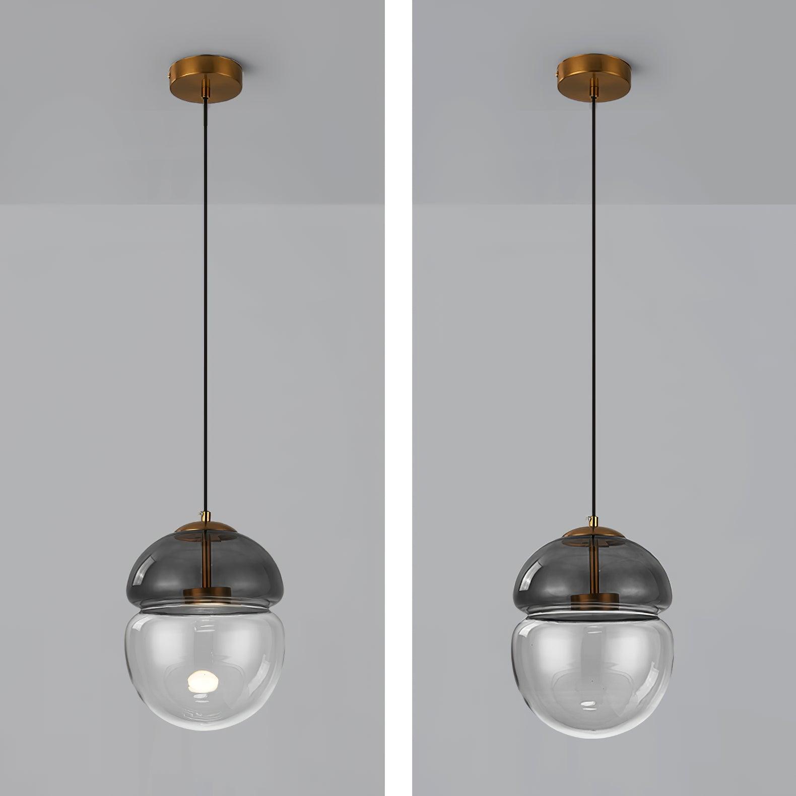 Aged Lampe Suspension Verre Dôme Minimaliste - Neutralighting