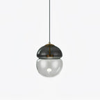 Aged Lampe Suspension Verre Dôme Minimaliste - Neutralighting