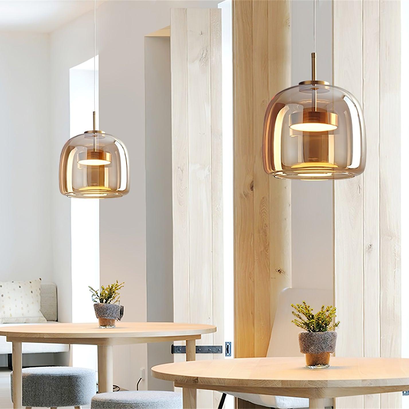 Obsidian Lampe Pendante en Verre Moderne - Neutralighting