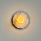 Meza Applique Murale Plaque de Marbre Globe Dépoli - Neutralighting