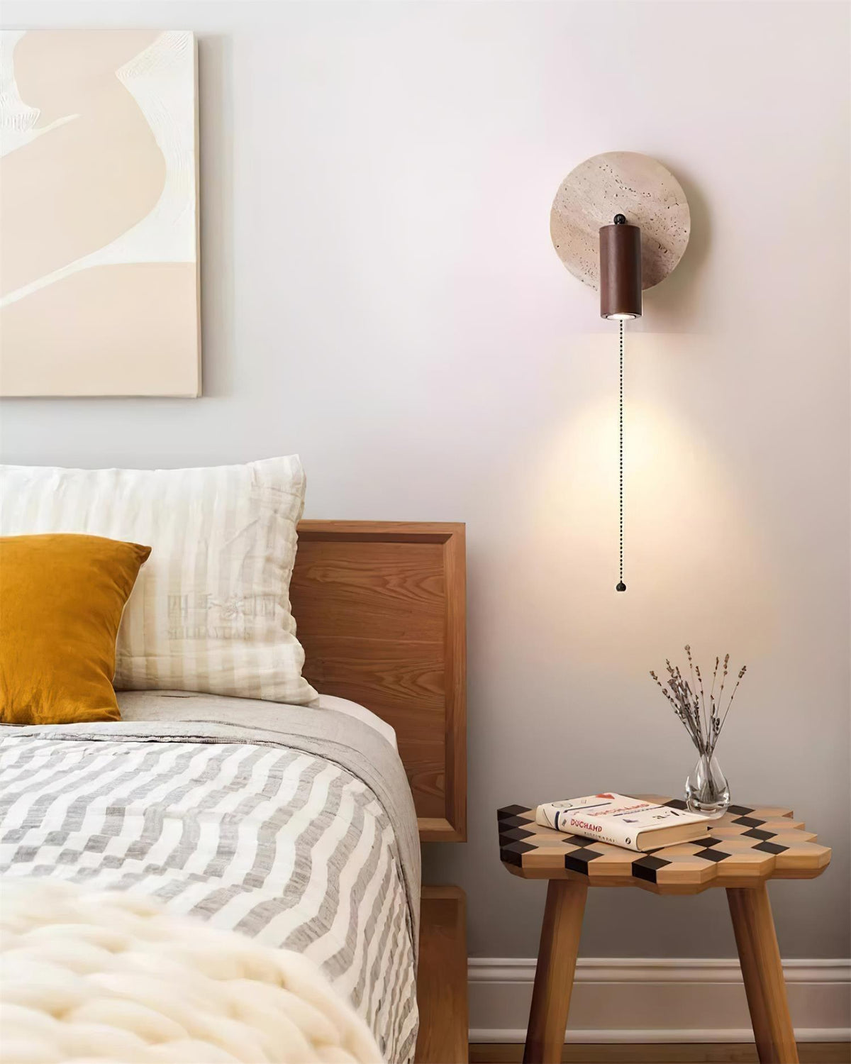 Felix Applique en Bois de Travertin - Neutralighting