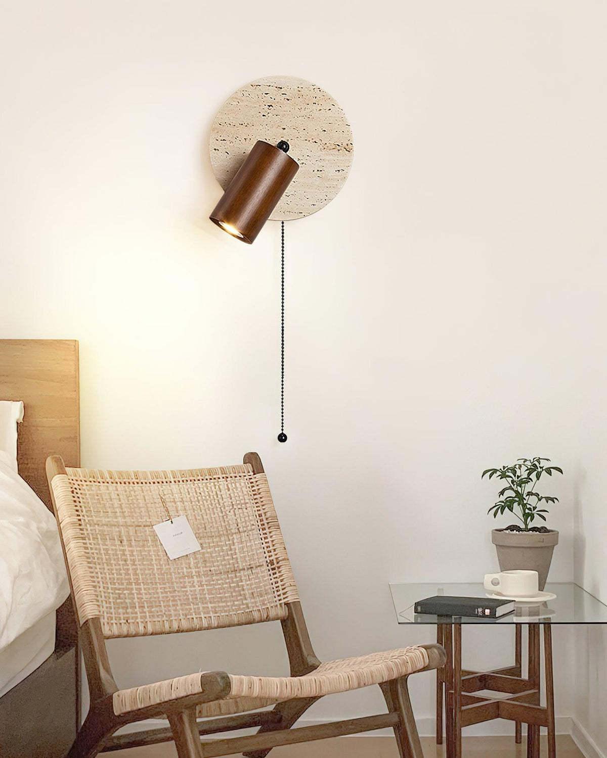Felix Applique en Bois de Travertin - Neutralighting