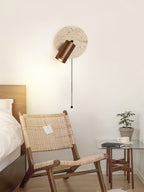 Evzoryra Applique Murale Disc Swing en Travertin - Neutralighting