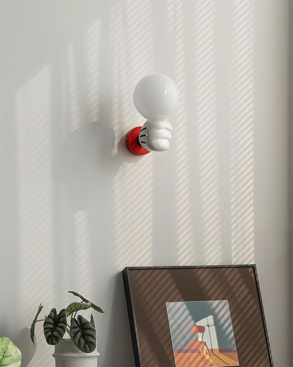 Applique Murale Tissu Moderne Classique Or Noyer Bougeoir - Neutralighting