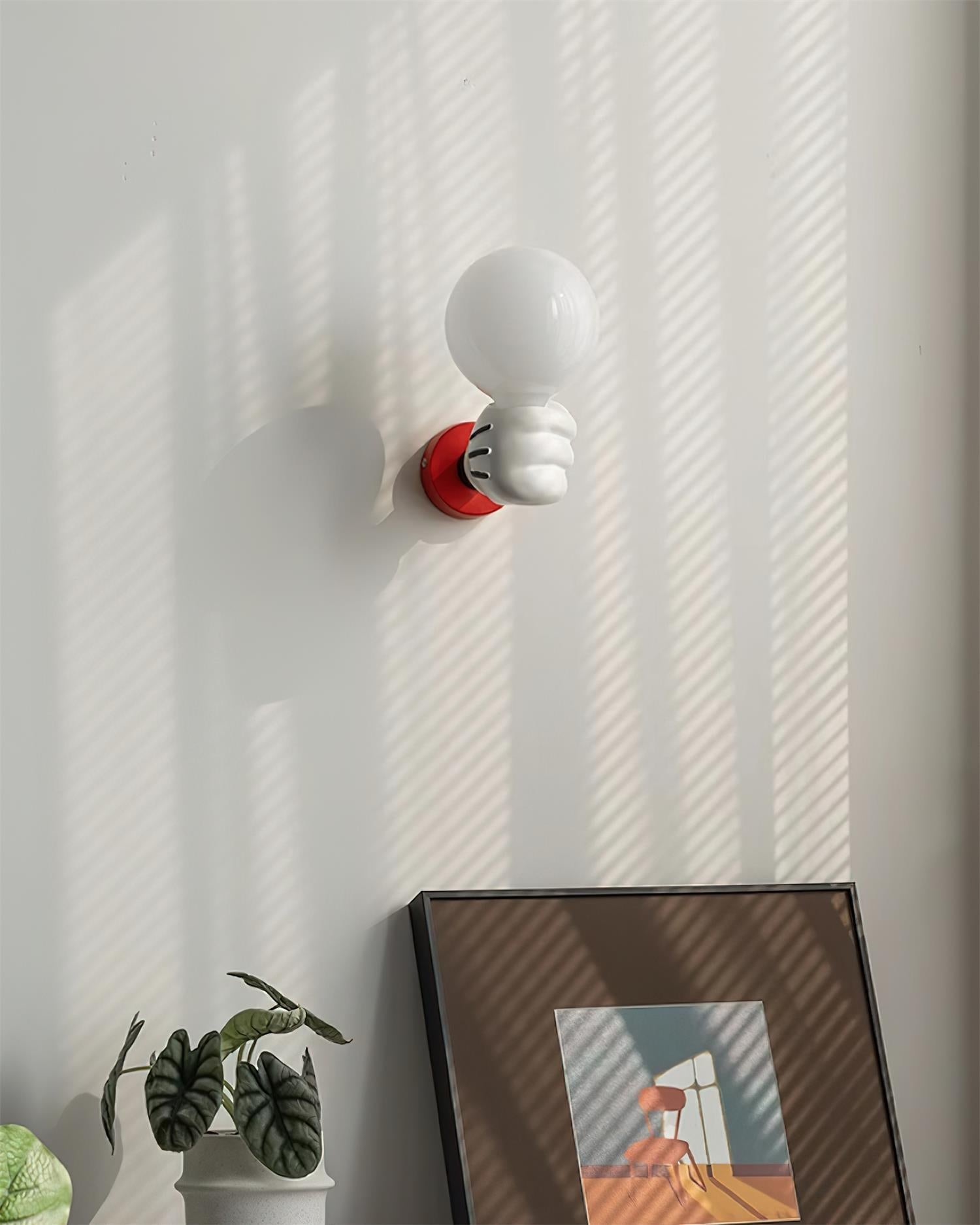 Applique Murale Tissu Moderne Classique Or Noyer Bougeoir - Neutralighting