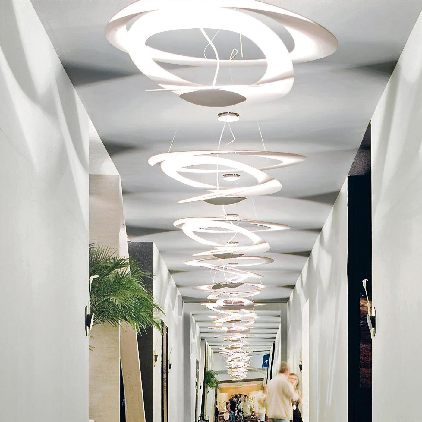 Micro Lustre LED Anneaux Tourbillonnants - Neutralighting