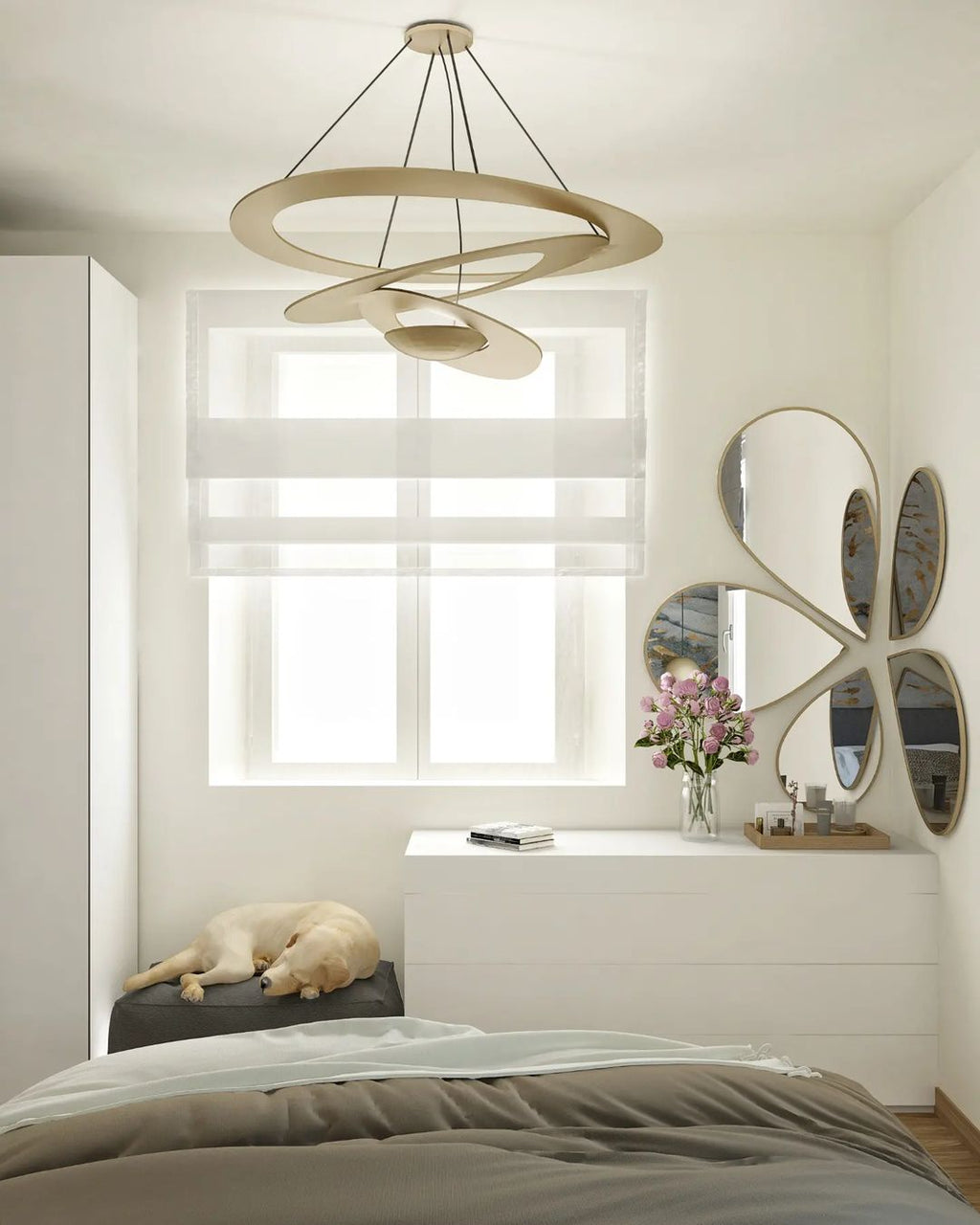 Micro Lustre LED Anneaux Tourbillonnants - Neutralighting