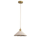 Microcement Lampe suspendue avec abat-jour en tissu réglable - Neutralighting
