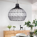 Ritta Moderne LED Suspension Rotin Salon/Chambre À Coucher - Neutralighting