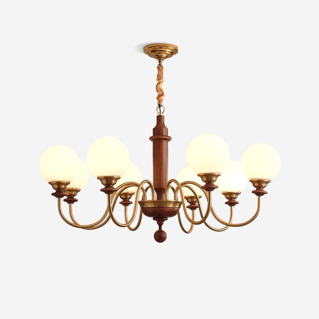 Lumivian Lustre Élégant Globe à 8 Lumières - Neutralighting