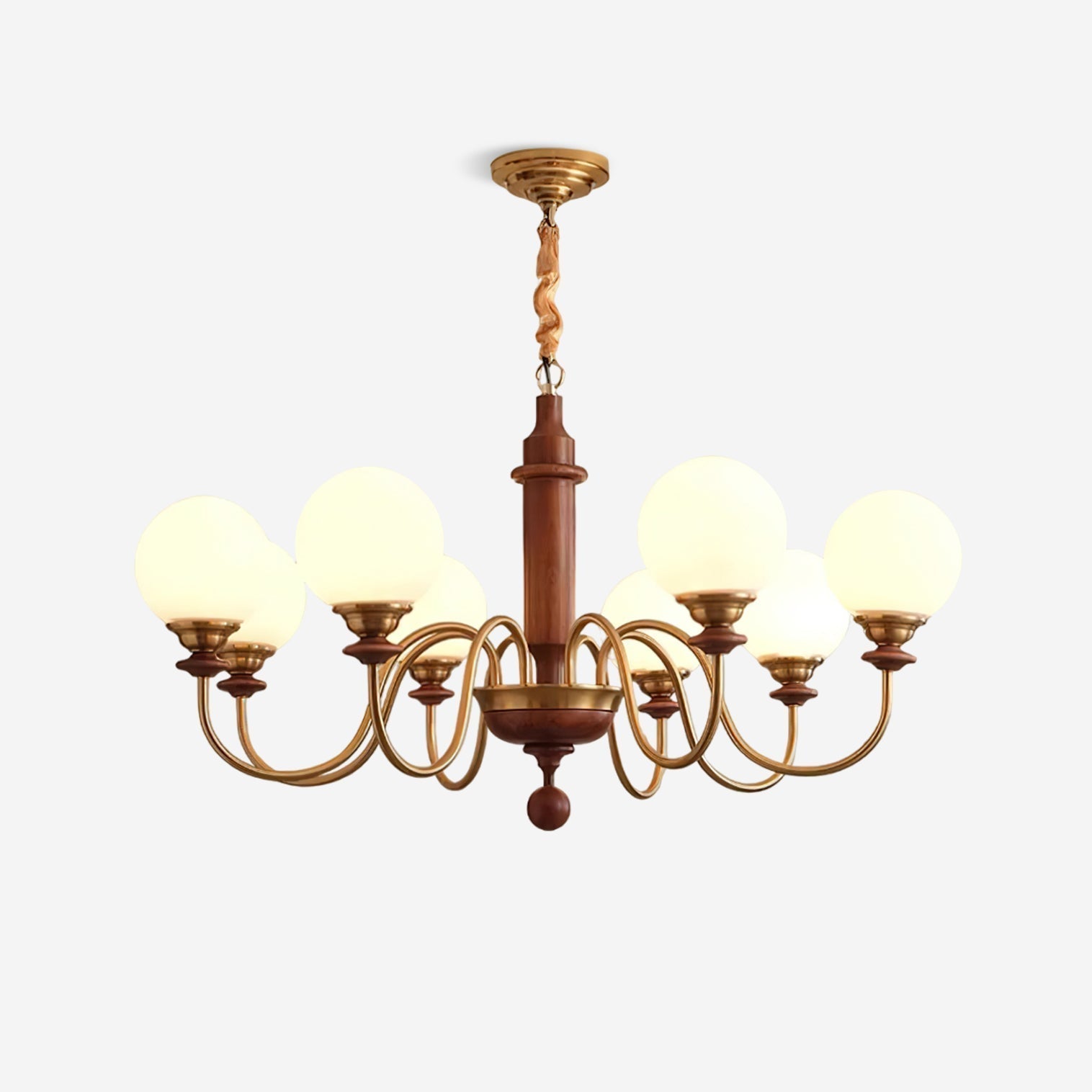 Lumivian Lustre Élégant Globe à 8 Lumières - Neutralighting