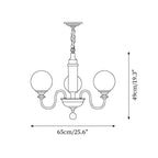 Lumivian Lustre Élégant Globe à 8 Lumières - Neutralighting