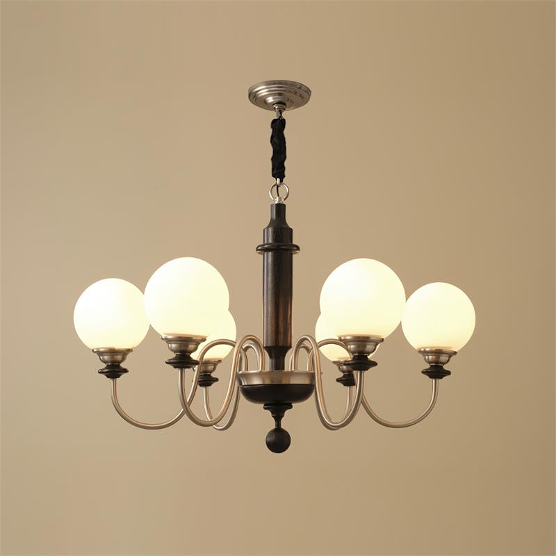 Lumivian Lustre Élégant Globe à 8 Lumières - Neutralighting