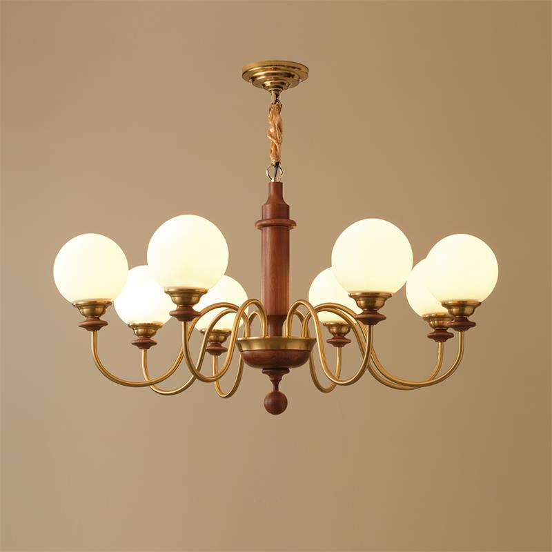 Lumivian Lustre Élégant Globe à 8 Lumières - Neutralighting