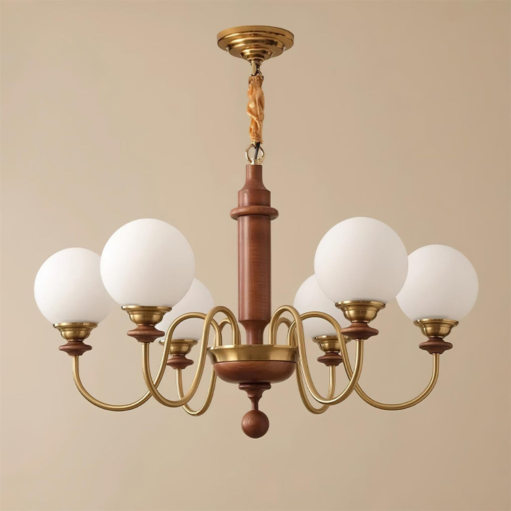 Lumivian Lustre Élégant Globe à 8 Lumières - Neutralighting