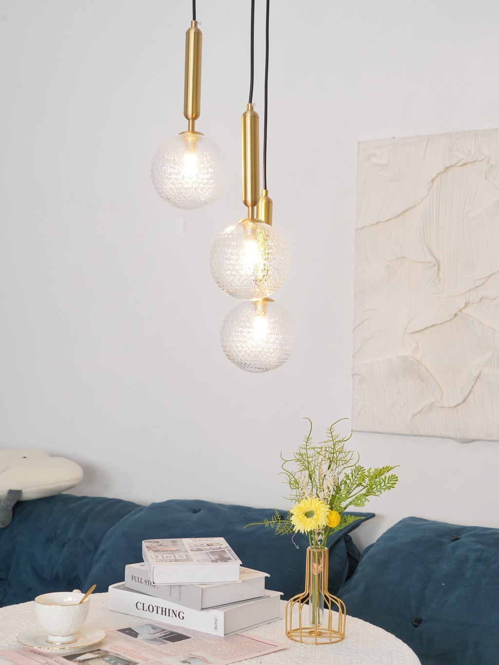 Velain Suspension industrielle en laiton - Neutralighting