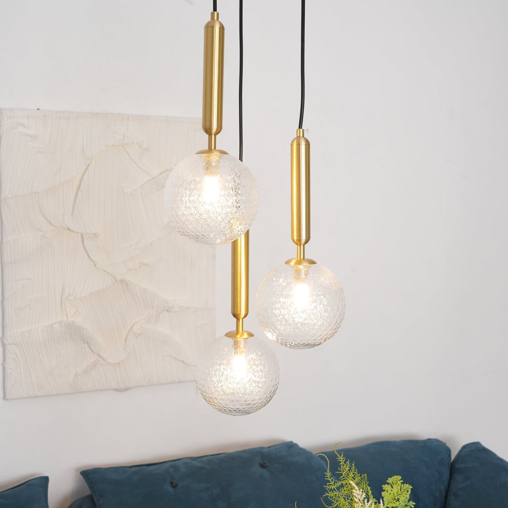 Velain Suspension industrielle en laiton - Neutralighting