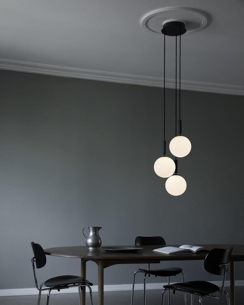 Calyxia Suspension Industrielle Classique en Verre - Neutralighting