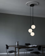 Calyxia Suspension Industrielle Classique en Verre - Neutralighting