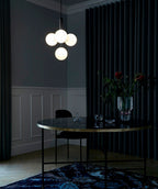 Calyxia Suspension Industrielle Classique en Verre - Neutralighting