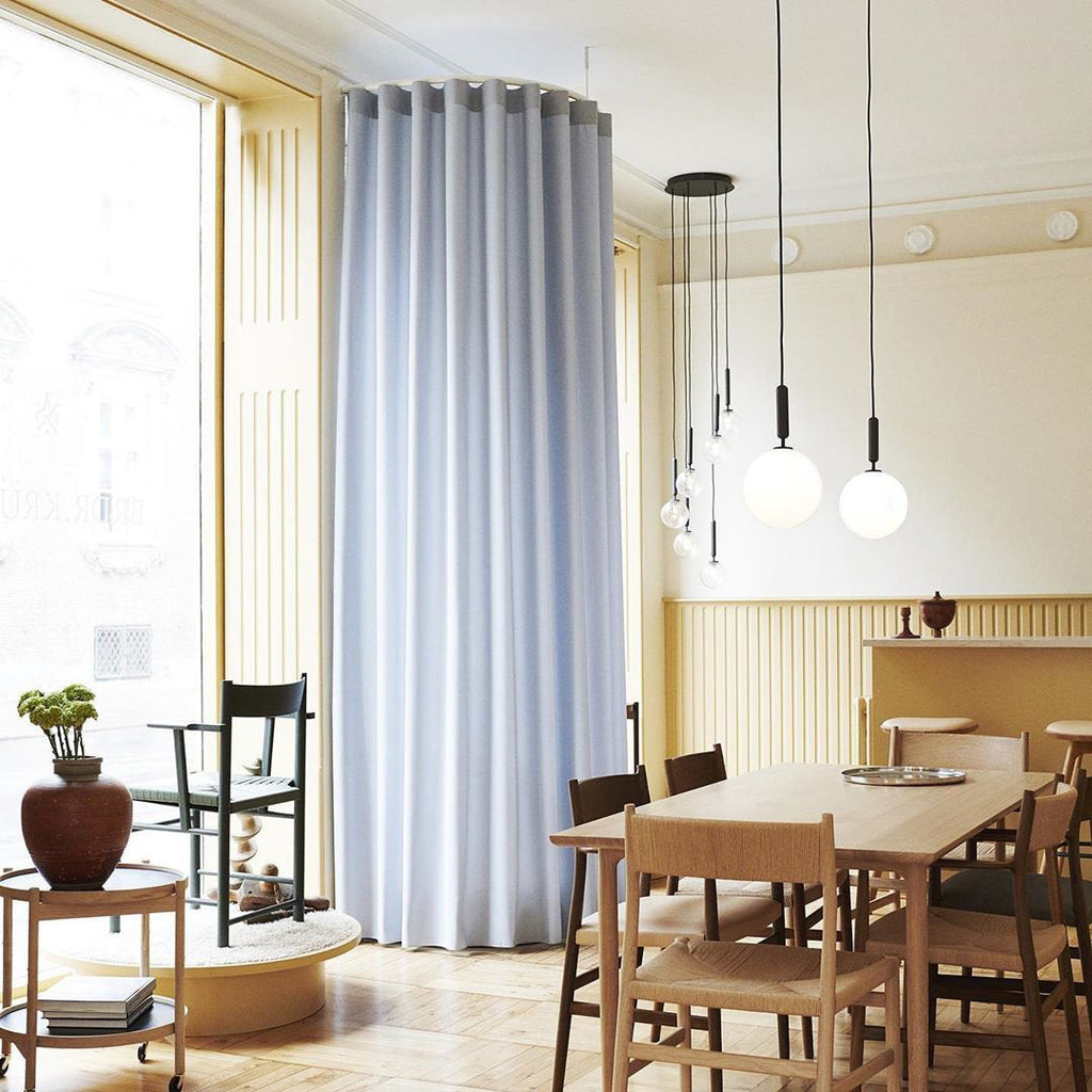 Calyxia Suspension Industrielle Classique en Verre - Neutralighting