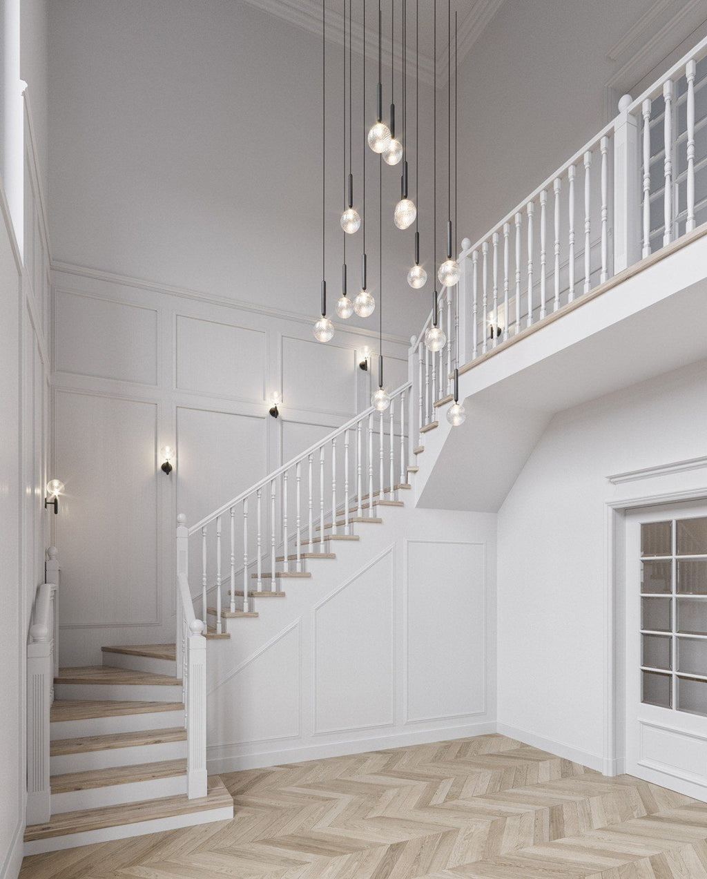 Velain Suspension industrielle en laiton - Neutralighting