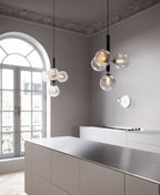 Calyxia Suspension Industrielle Classique en Verre - Neutralighting
