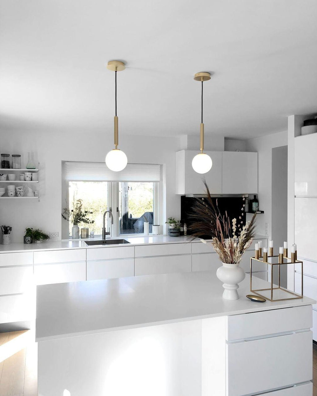 Velain Suspension industrielle en laiton - Neutralighting