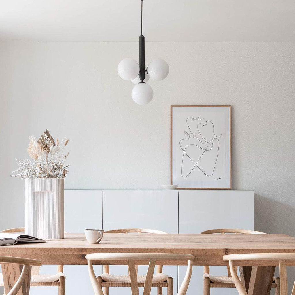 Calyxia Suspension Industrielle Classique en Verre - Neutralighting