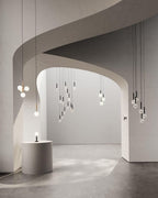 Calyxia Suspension Industrielle Classique en Verre - Neutralighting