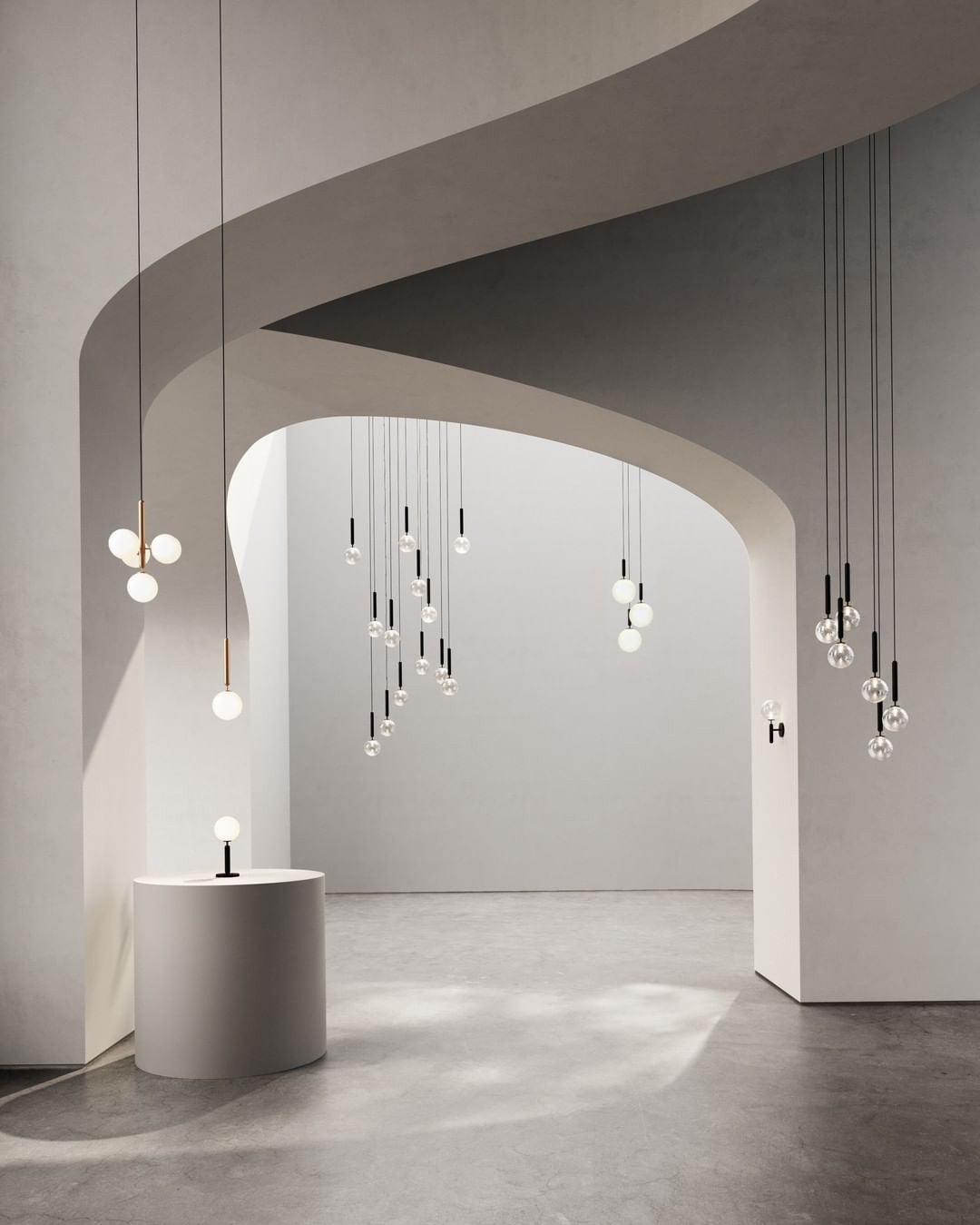Velain Suspension industrielle en laiton - Neutralighting