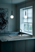 Calyxia Suspension Industrielle Classique en Verre - Neutralighting