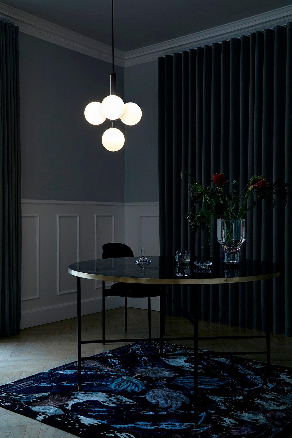 Calyxia Suspension Industrielle Classique en Verre - Neutralighting
