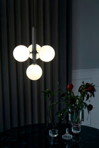 Calyxia Suspension Industrielle Classique en Verre - Neutralighting