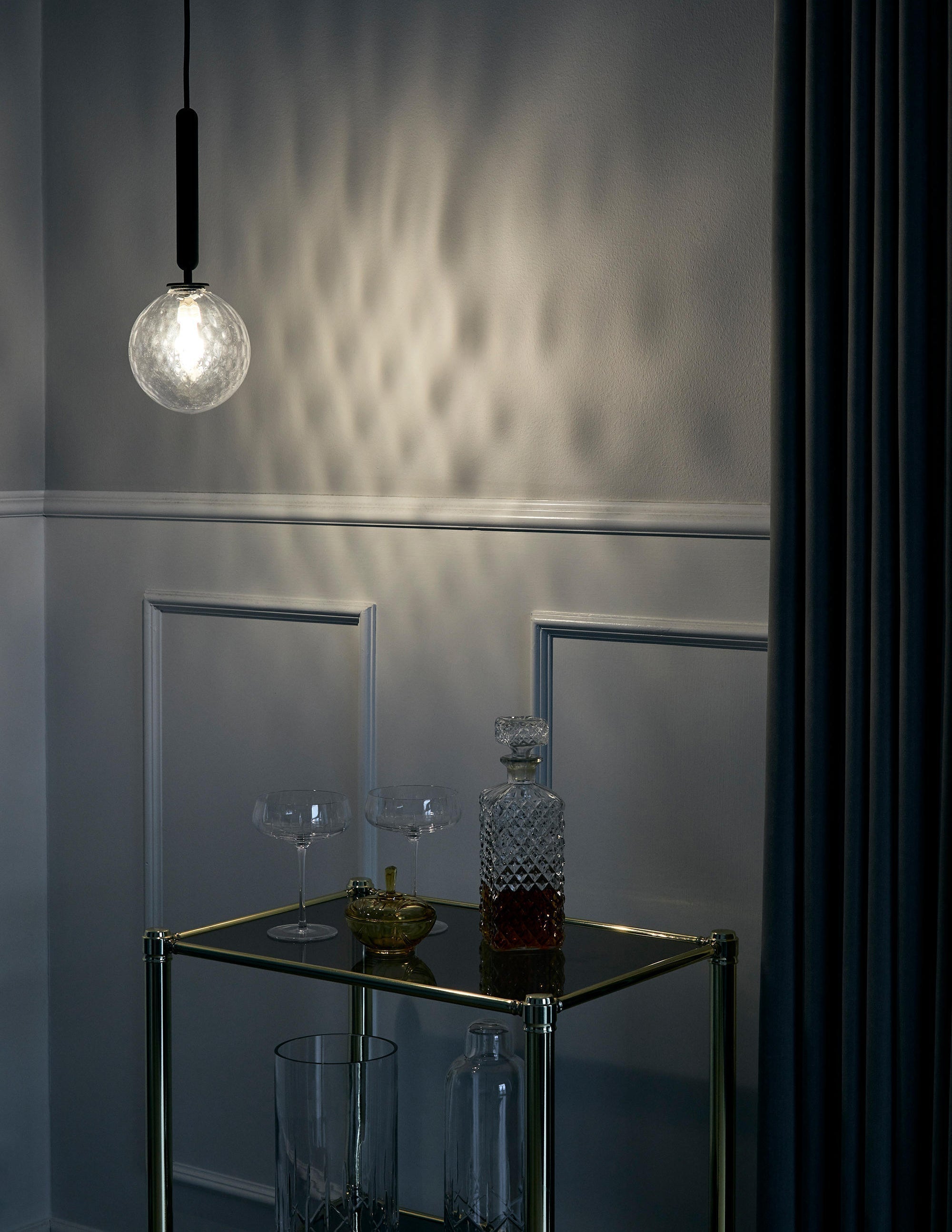 Velain Suspension industrielle en laiton - Neutralighting