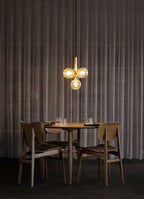 Calyxia Suspension Industrielle Classique en Verre - Neutralighting