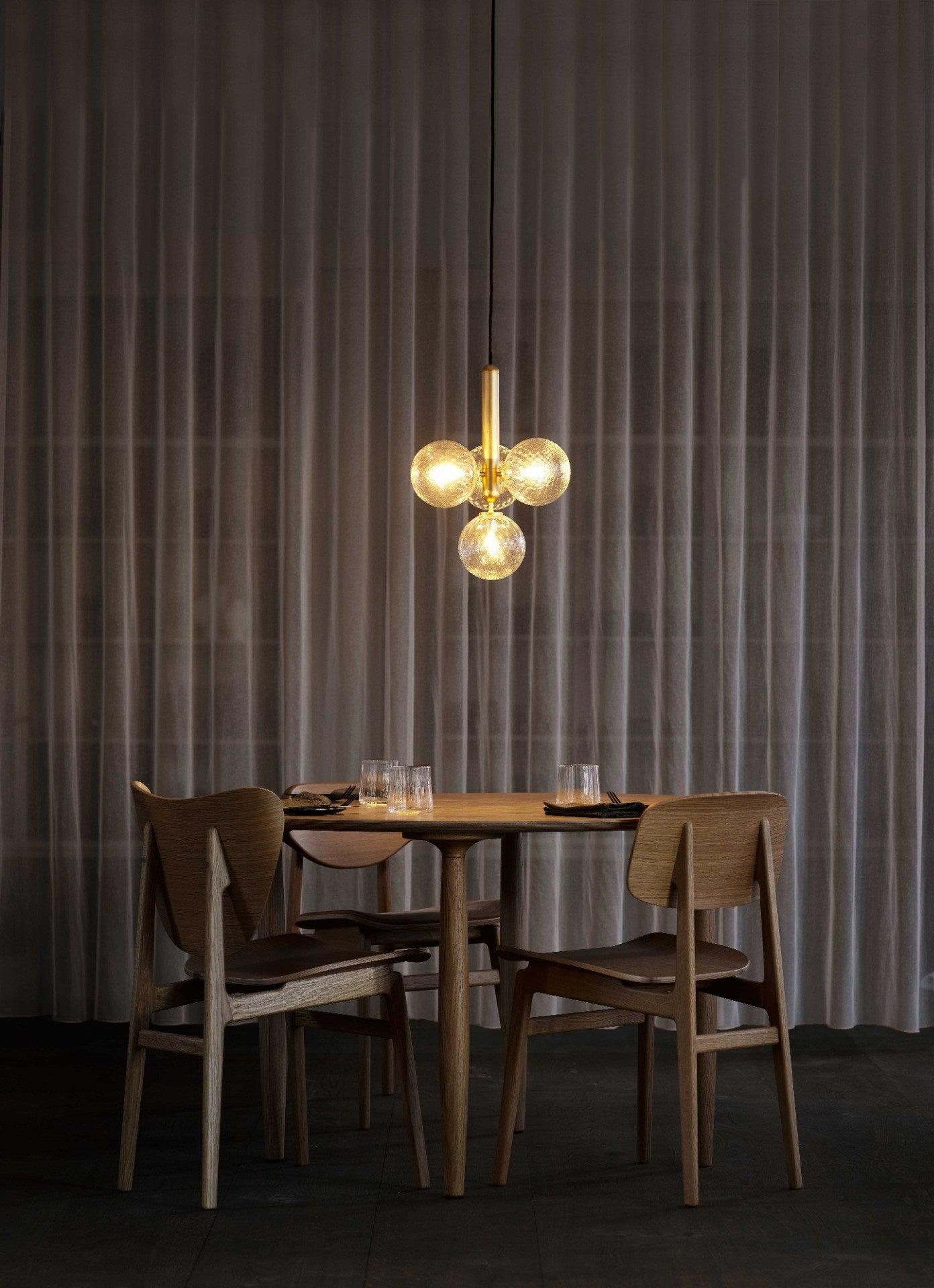Calyxia Suspension Industrielle Classique en Verre - Neutralighting