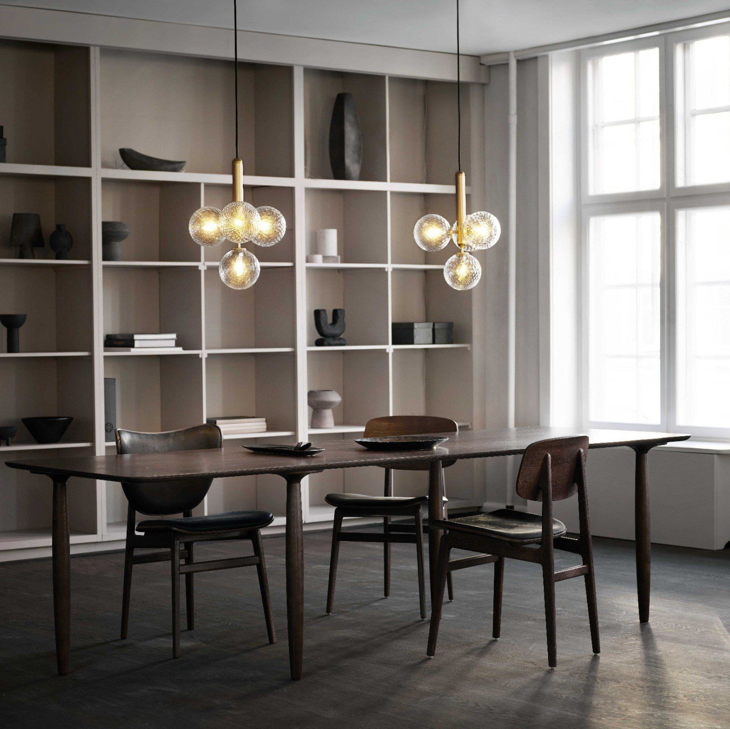 Velain Suspension industrielle en laiton - Neutralighting