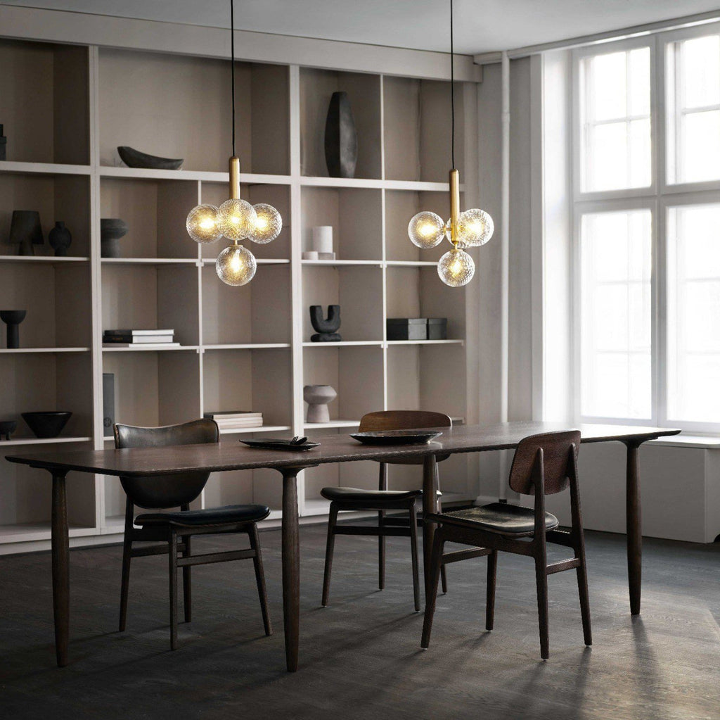 Calyxia Suspension Industrielle Classique en Verre - Neutralighting