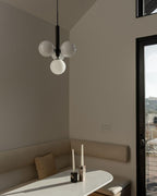 Calyxia Suspension Industrielle Classique en Verre - Neutralighting