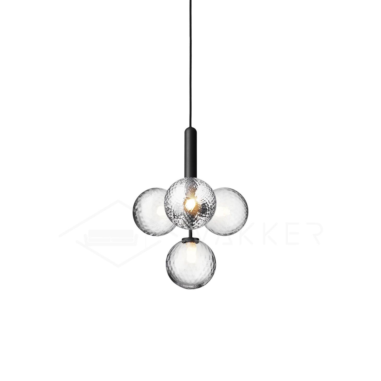 Calyxia Suspension Industrielle Classique en Verre - Neutralighting