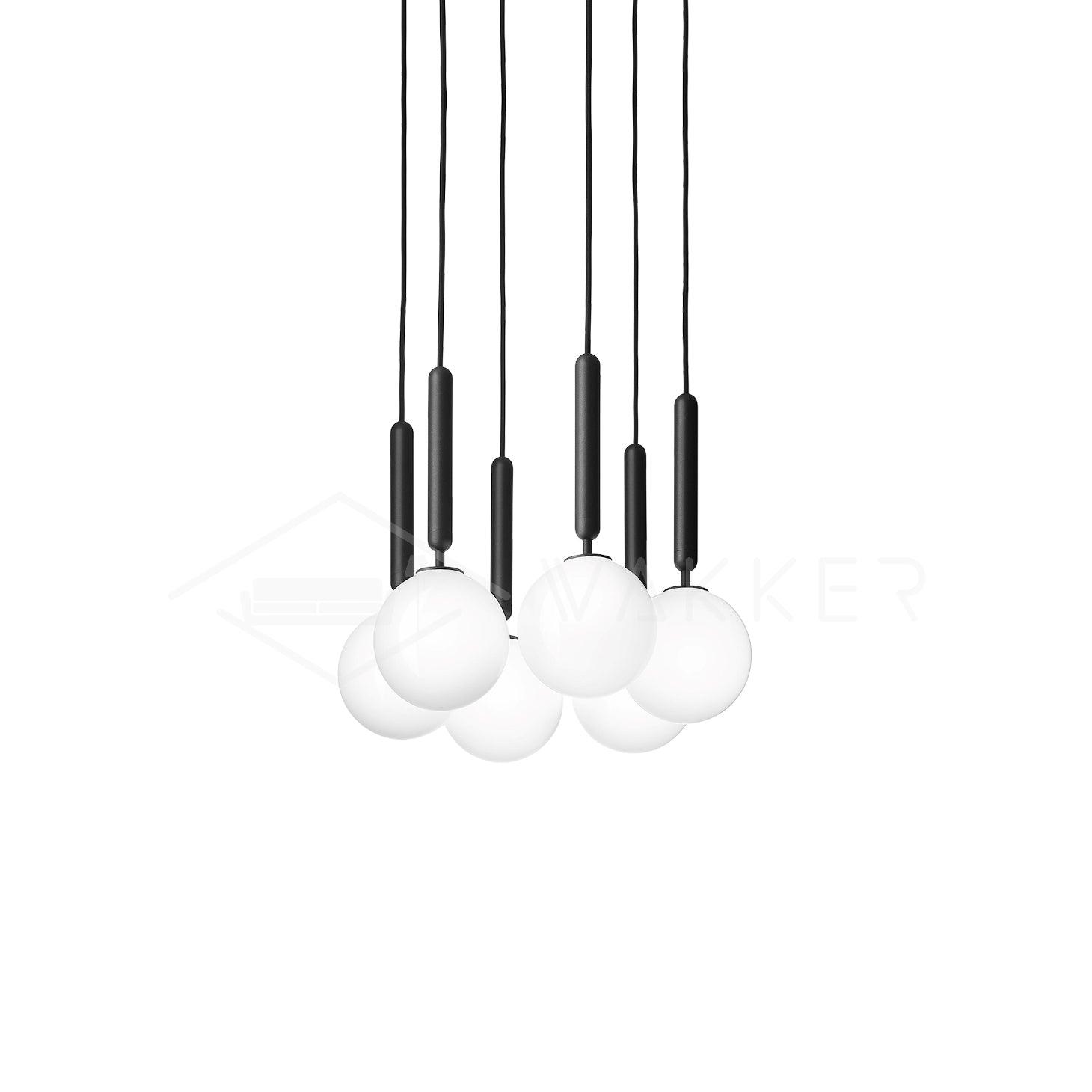 Calyxia Suspension Industrielle Classique en Verre - Neutralighting