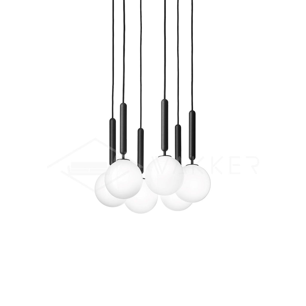Calyxia Suspension Industrielle Classique en Verre - Neutralighting