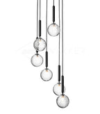 Calyxia Suspension Industrielle Classique en Verre - Neutralighting