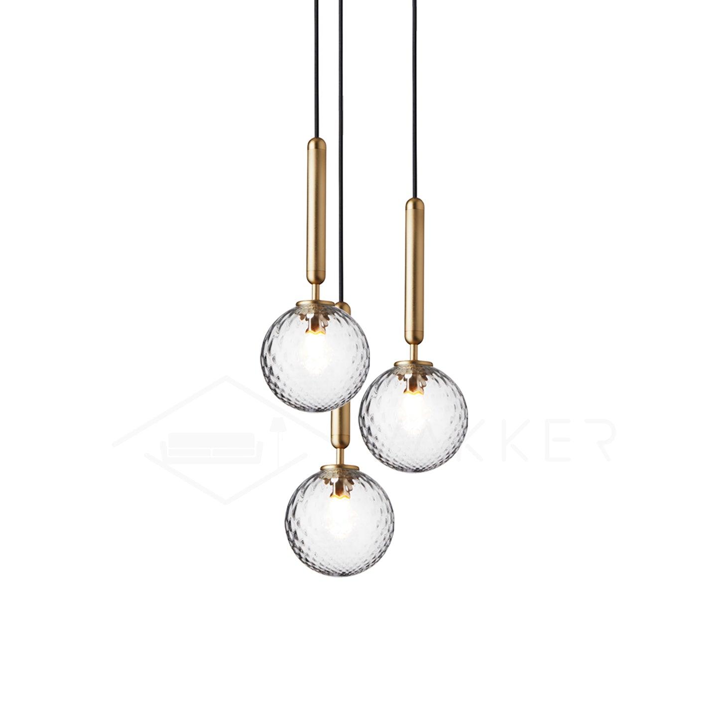 Velain Suspension industrielle en laiton - Neutralighting