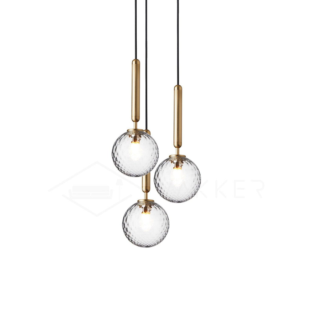 Calyxia Suspension Industrielle Classique en Verre - Neutralighting