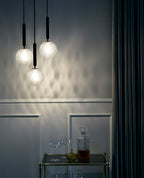 Calyxia Suspension Industrielle Classique en Verre - Neutralighting