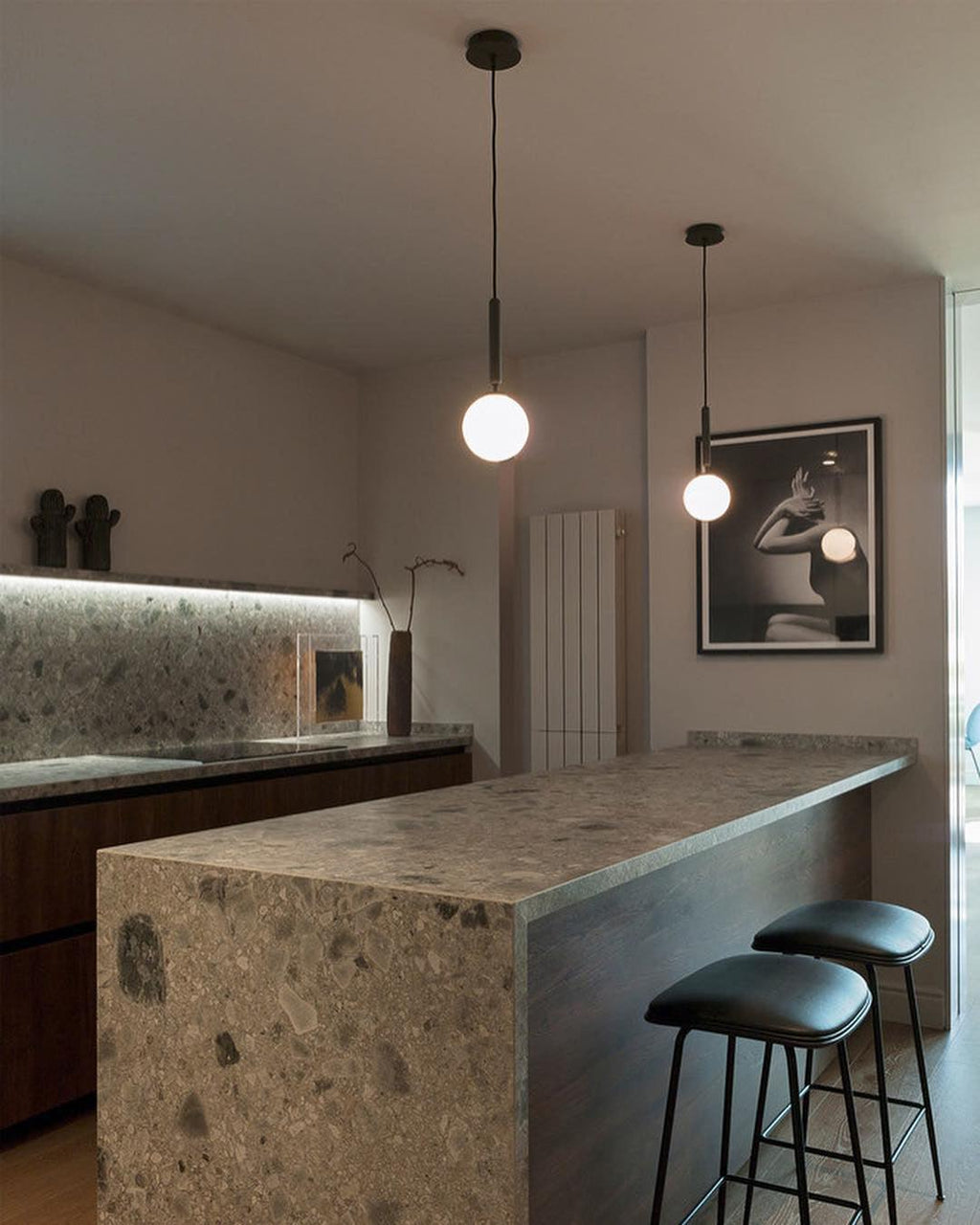 Calyxia Suspension Industrielle Classique en Verre - Neutralighting