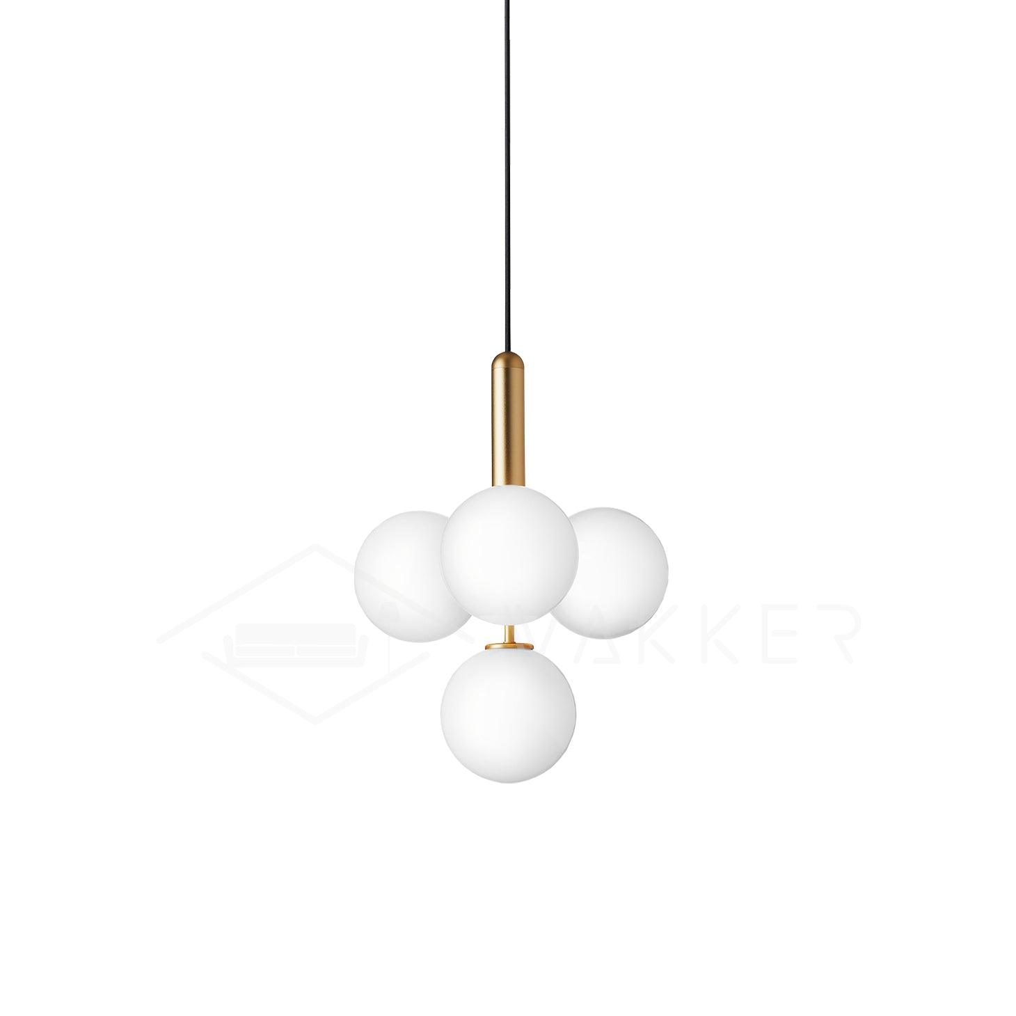 Calyxia Suspension Industrielle Classique en Verre - Neutralighting